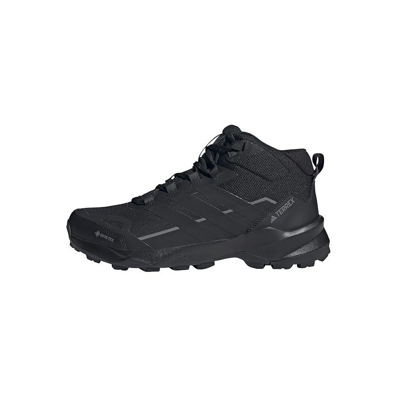 Adidas Terrex Skychaser AX5 Mid GORE-TEX Trekking Shoes, Unisex Adult, NMQ36 Core Black/Core Black/Carbon (JQ2207), Size 26.5 cm