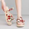 Fashion Non-slip Spring-autumn Nude Sandal Shoes Womans Anti-slip Bath Slipper Sneakers Sports Krasovka Fat Maker Seasonal Teniz