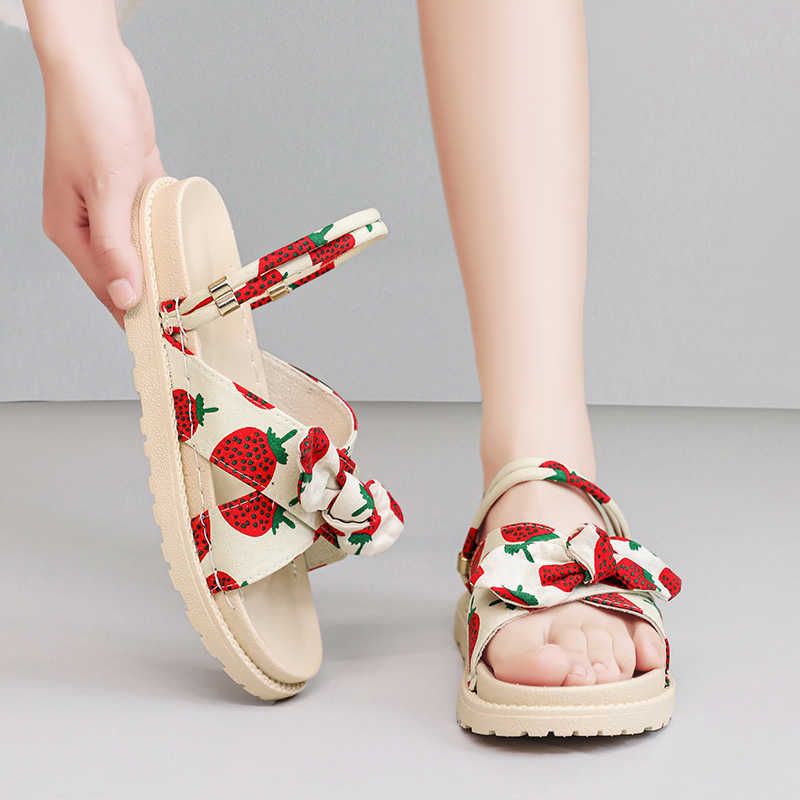 Fashion Non-slip Spring-autumn Nude Sandal Shoes Womans Anti-slip Bath Slipper Sneakers Sports Krasovka Fat Maker Seasonal Teniz