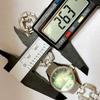 Used Working item Ladies SEIKO automatic watch green dial day date