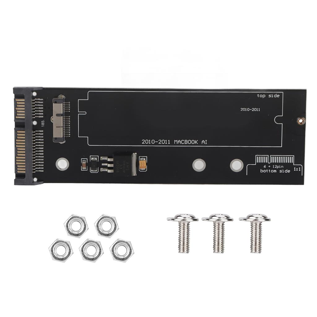 12+6pin To 22Pin SATA Hard Disk Drive Converter Adapter Card for Macbook 2010 2011 SSD PCBA