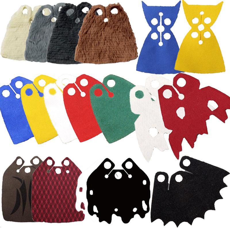 MOC Character Accessories Building Blocks Medieval Soldier Hood Wearing Coat Cape Battle Robe Mini Brick Boy Toy Gift A08
