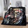 Piraten Totenkopf Aufdruck Decke Flanelldecke Leicht Weich Bequem Sofa Bettdecke Decke