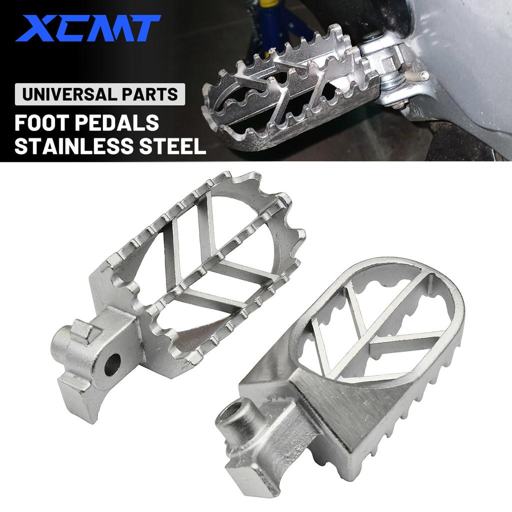 Motorcycle Stainless Steel Foot Rest Pegs Footpegs For Honda CRF50 XR50 XRF70 CRF70 CRF80 CRF100F CRF XR 50cc 70cc Universal