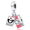 Glamour Jewelry Suitcase Camera Beaded Silver Plated Diy Accessories For Bracelets Necklace Women