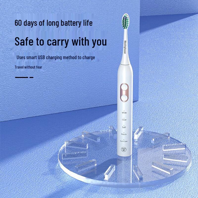 Westinghouse Smart Sonic Electric Toothbrush WT-0503 CN Plug (adapter Included)