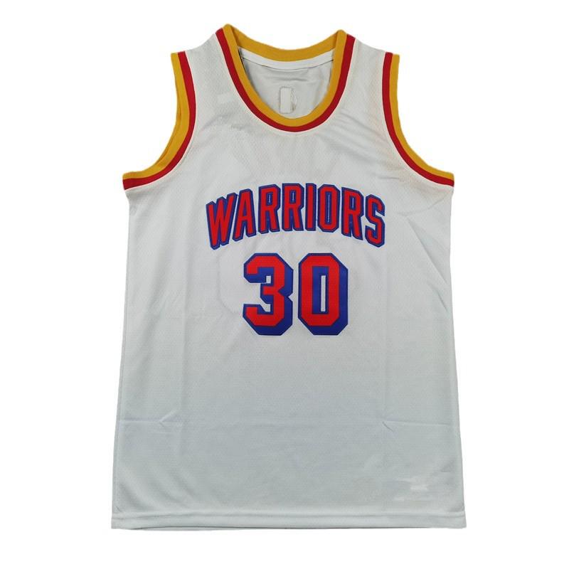 Season 25 Warriors Curry Kids' Basketball Jersey - Classic White