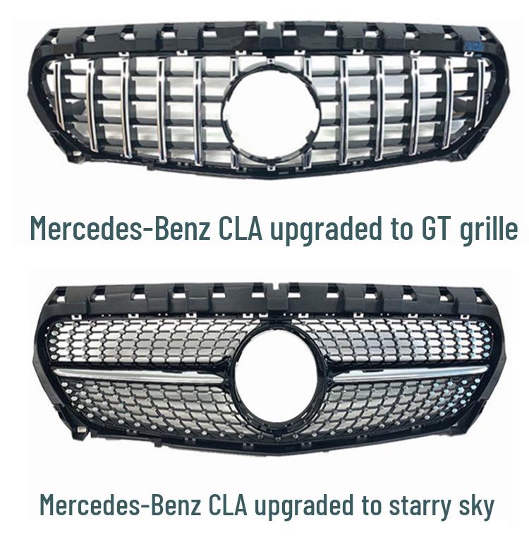 CLA180/220/200/260 Vertical Bar Grille & CLA45 Front/Rear Bumper Upgrade