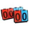 Sports Scoreboard Manual Score Flip Cards Score Counter For Baseball Coaches Tennis Ball Basketball Football Volleyball Sports