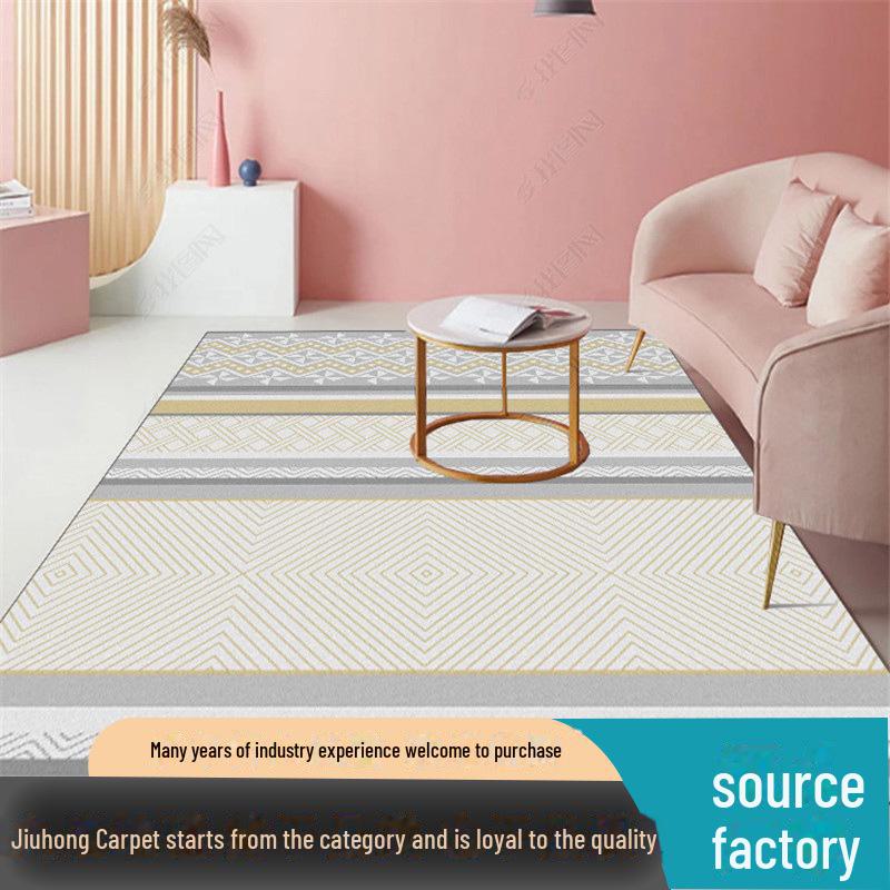 Nordic Geometric Pattern Carpet for Living Room and Bedroom