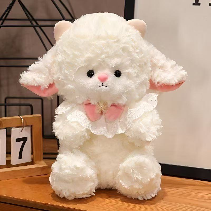 Princess Cashmere Cute Sheep Doll Creative Doll Pink Tender Sheep Doll For Girls Gift Girlfriend Birthday Gift