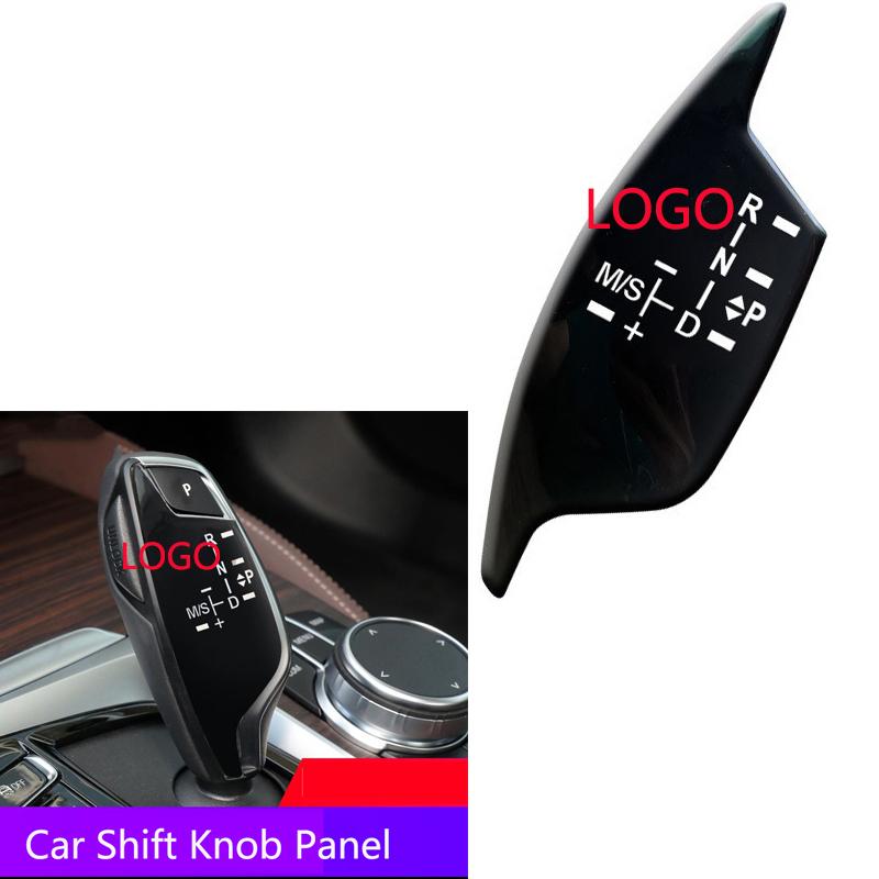 Couvercle de Panneau de Levier de Vitesse Bouton ABS pour BMW Série 1/2/3/4/5/7 (F01-F02 X1-X6 F30 F10) avec logo