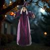 1/2/3/5Pcs Car Pendants Halloween Witch Outdoor Decorations with Lanyard Easy To Hang Ornament Hanging Haunted House Creep Prop