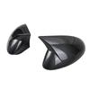 For Alfa Romeo Stelvio 2017- Car Rearview Side Mirror Cover Wing Cap Exterior Sticker Door Rear View Case Trim Carbon Fiber