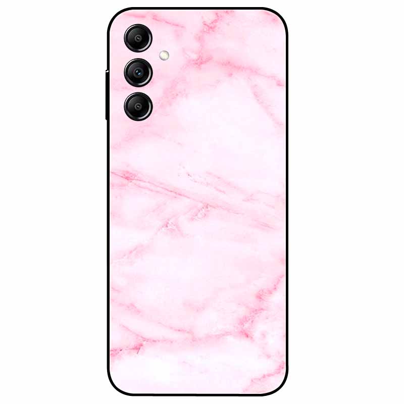 Hülle Für Samsung Galaxy A54 5G A34 A24 S23 Hülle Blume Marmor TPU Weiche Silikonhülle für GalaxyA54 A 34 Bemalte Handyhüllen