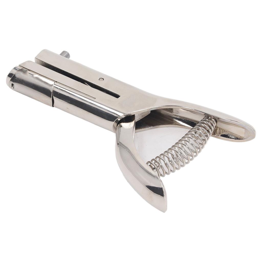 Heavy Duty Hand Held Hole Punch 6mm Dia Round Single Circle for Paper ID Cards PVC Cards Badge Photos