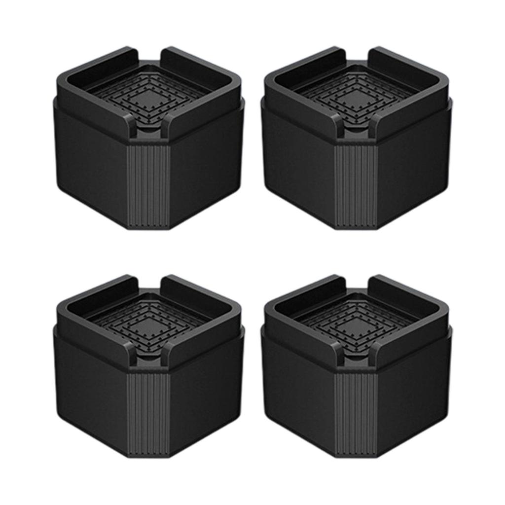 4Pcs Universal Stackable Height Washing Machine Foot Pad Anti Vibration Refrigerator Base Fixed Nonslip Feet Stabilizer