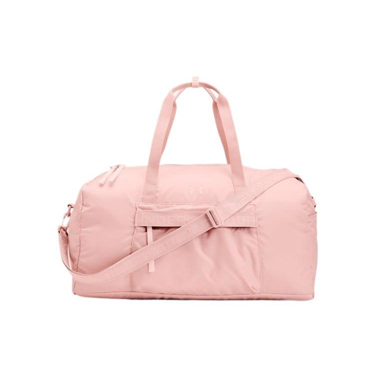 New Under Armour Fabric Handbag Shoulder Bag Crossbody Bag Gym Bag Small Size Unisex Pink 1369212-676