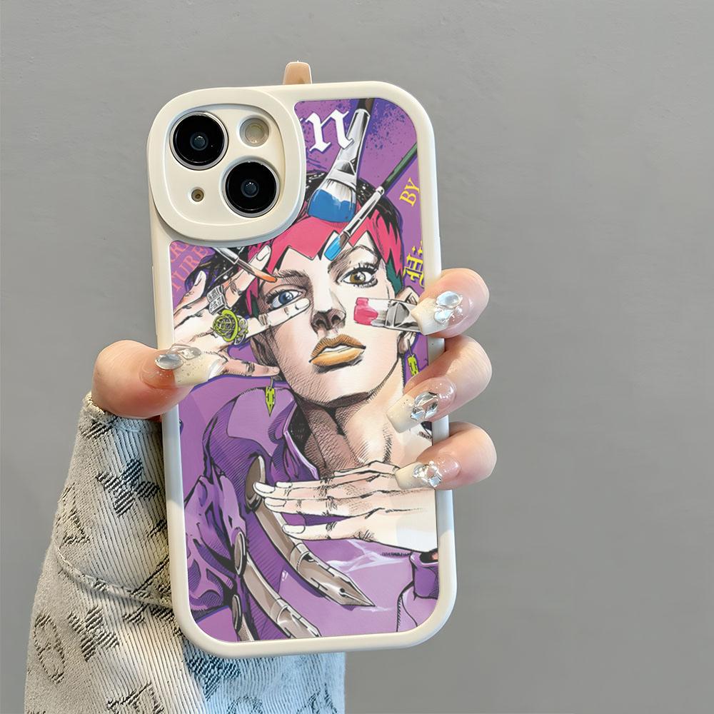 JoJo's Bizarre Adventure JoJo Anime Phone Case New 2025 Lambskin Silicone For Luminescent IPhone 16 15 14 11 12 13 Pro Max Mini