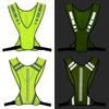 Reflective Cloth Reflective Vest Adjustable Fit Safety Jacket Protective Vest Running Jogging