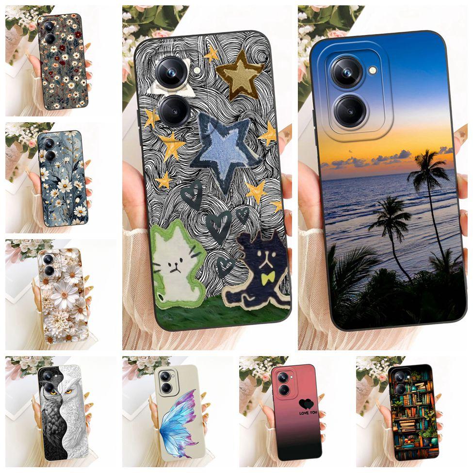 For Realme RMX3661 RMX3663 Casing For Realme 10 Pro 5G Cover Fashion Cartoon Funny Painted Silicone Case For Real me 10 Pro 5G