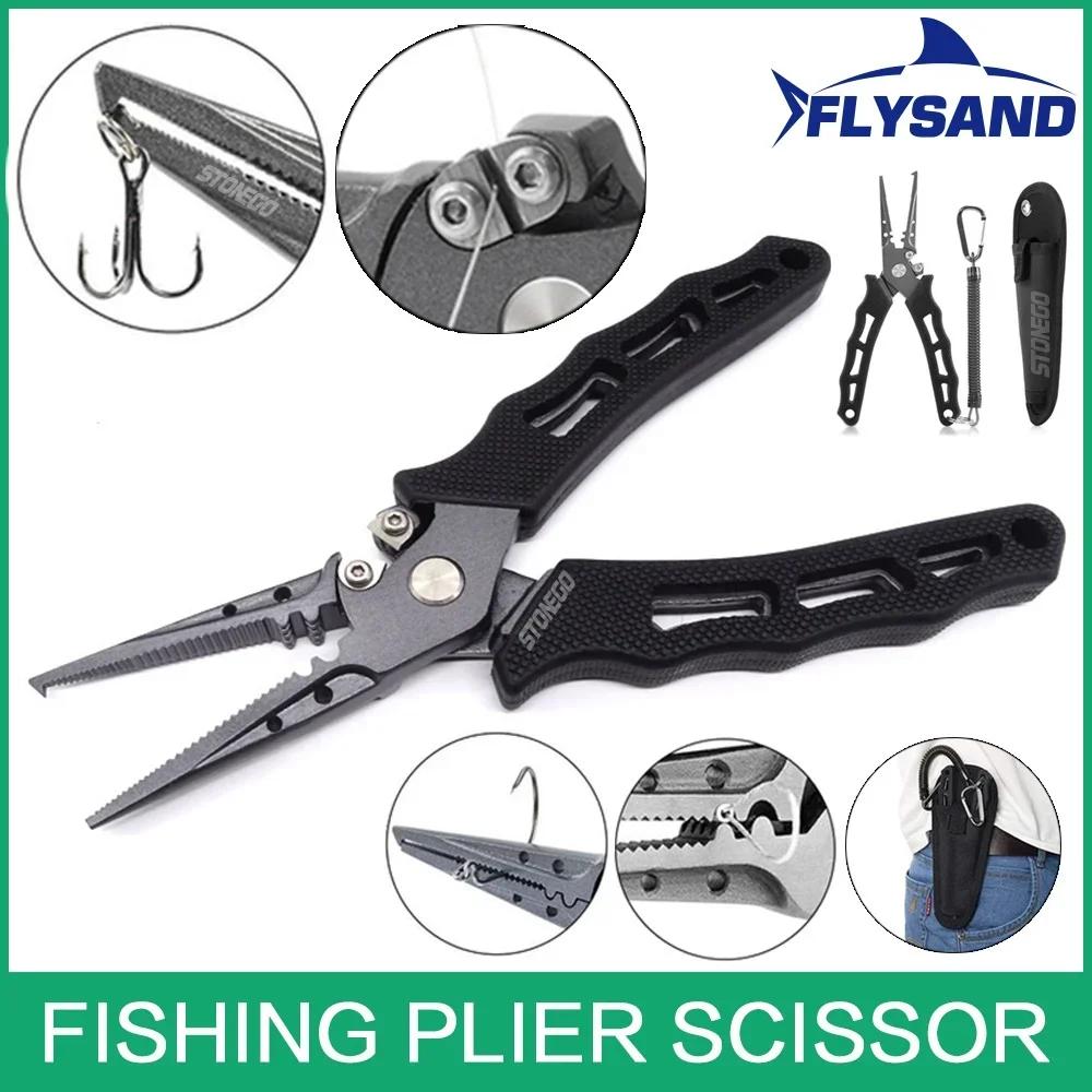 7 Inch Precision Forged Stainless Steel Multifunctional Fishing Plier Scissors Clamp High Quality