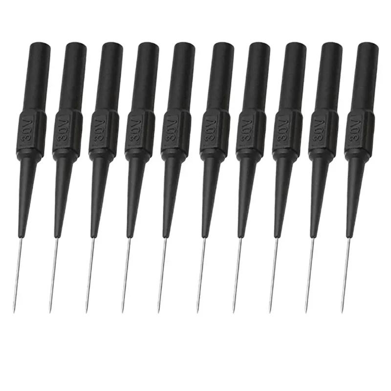 50Pcs 0.7mm Test Probe Pins, Wire Piercing Probe Insulation Back Probes Non-Destructive Pin, Wire Piercing Probe Pin Multimeter