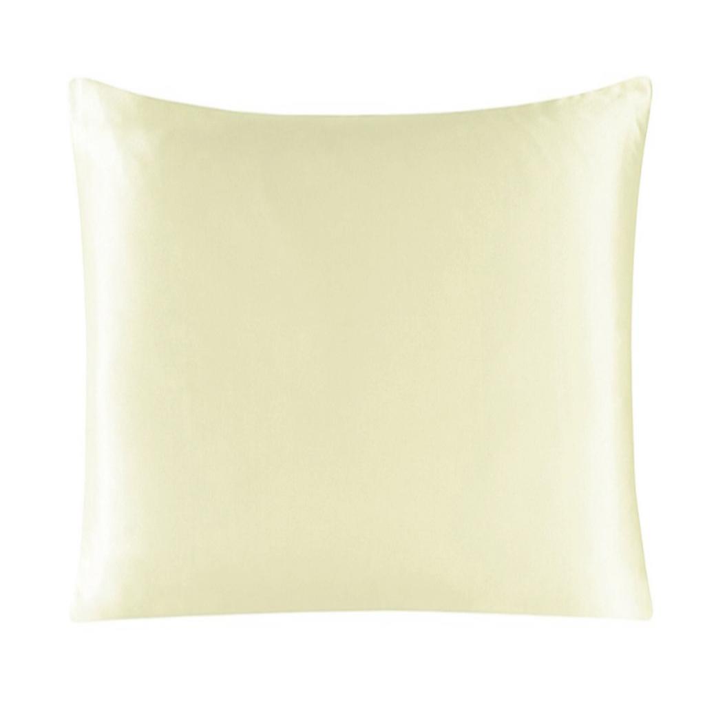 100% Pure Silk Pillowcase With Zipper Cushion Pillow Cover Solid Multicolor Many Sizes 40x40cm 80x80cm