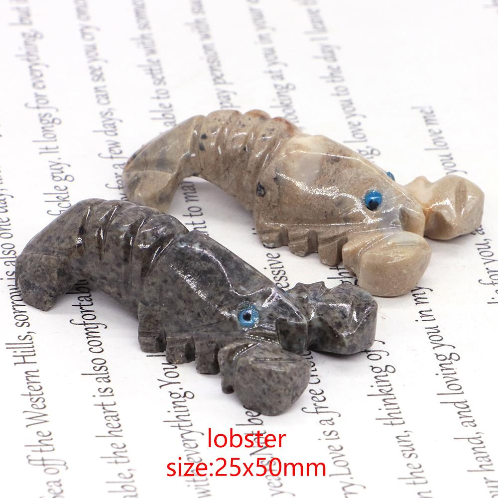 Mini Animals Frog Figurine Ornament Natural Shoushan Stone Carving Healing Crystal Fish Dinosaur Statue Room Desk Crafts Decor