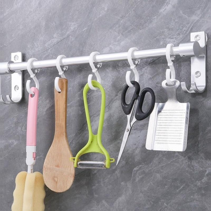 8 Stuks Stijlvolle & Duurzame S-Vorm Hangerhaken Multifunctionele Keuken Huis Duurzaam Organisatie S Winddichte Haken Lock Hangerhaken