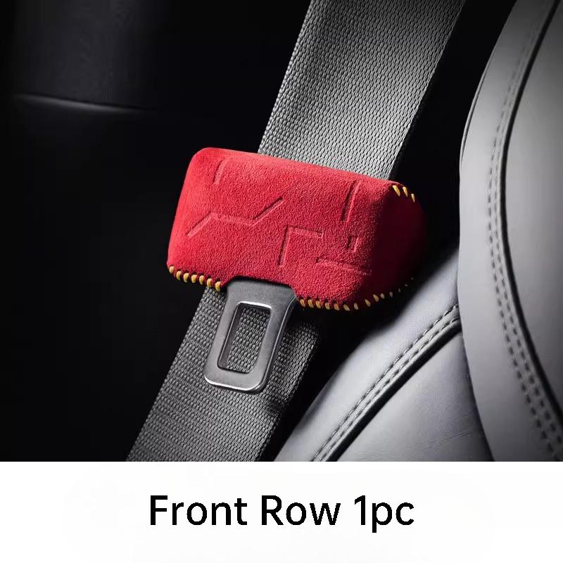 For Zeekr 007GT 7X 001 009 Car Seat Belt Cover Suede Anti Collision Protector Cover Anti Scratch Interior Accessories