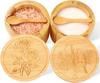 Bamboo Salt Cellar, 2 PCS Salt Container with Built-in Spoon, Salt Box Bowl with Magnetic Swivel Lid, Elegant Kitchen Salt Holder Saver Jar To Storage