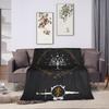 L-Lords Of The R-Rings  Blanket  Travel Office Flannel Throw Blanket For Bedroom Soft Warm Design Quality Bedspread