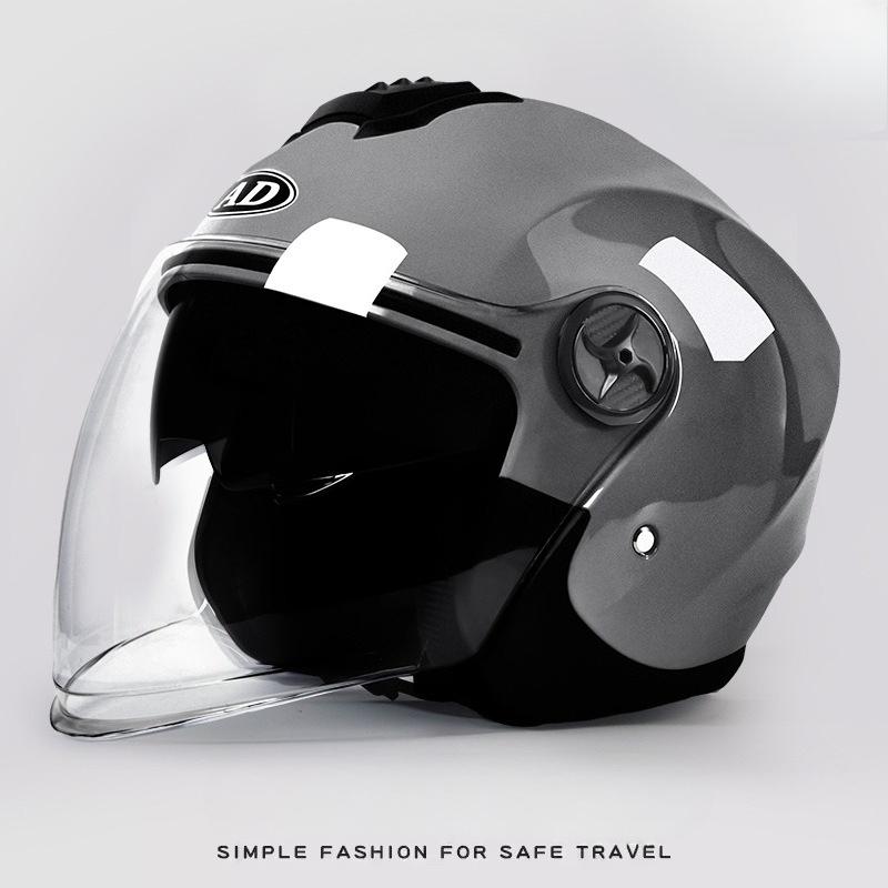 

Електричний шолом для автомобіля Чоловічий та жіночий Універсальний мотоциклетний напівшолом Осінньо-зимовий Термічний шолом