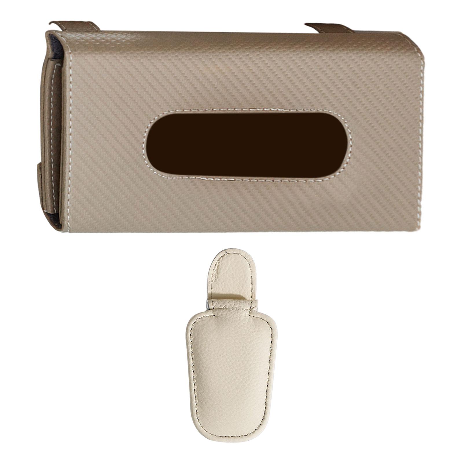 Car Sun Visor Tissue Box Holder Car Tissue Box Backseat Tissue Case Car Tissue Holder Visor for Sun Visor Seat Back Women
