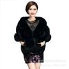 Haining fur autumn and winter new imitation fur shawl cape, women's warm imitation fox fur coat