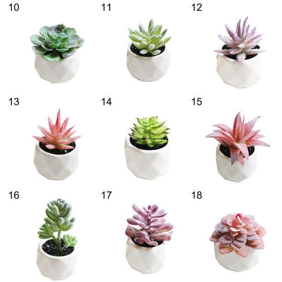 1 Adet Yapay Çiçek Etli Bitki Bonsai DIY Bahçe Ofis Ev Partisi Dekoru