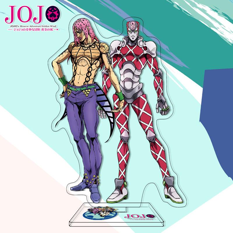 JOJO s Bizarre Adventure Golden Wind Anime Acrylic Standee Character Display Figurine Dropshipping Anime Merchandise