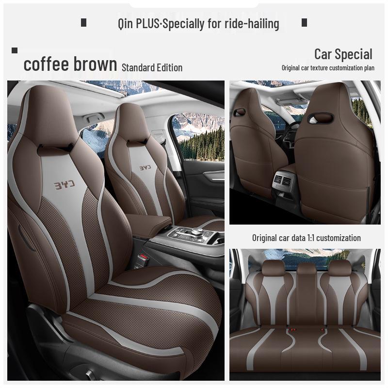 

BYD Qin Plus Full Wrap Car Seat Cover, All-Season, for 2021 Model Plus/EV 05 Special