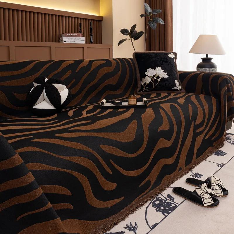 Thicken Chenille Sofa Towel for Living Room Camping Blanket Sofa Cushion Cover All Season Universal All Inclusive Beach Towel