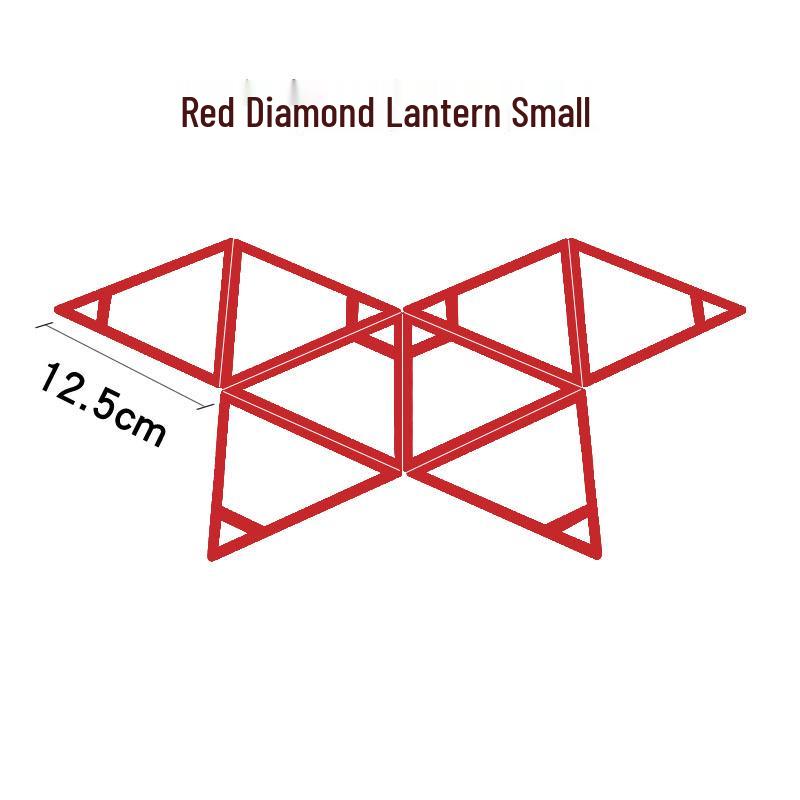 DIY Handmade Wooden Lantern Frame for Festival Decoration