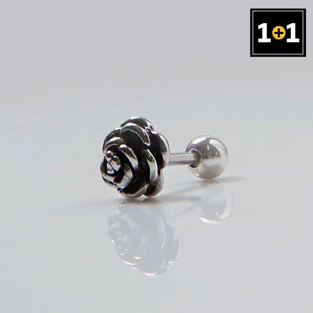 [1+1] Surgical Piercing Chic Rose (Single Side)