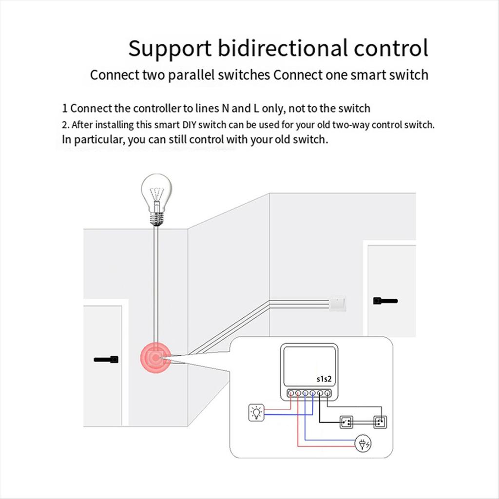 Tuya 16A MINI Interruptor Wifi DIY Controle Remoto de 1 Via Temporizador Relé Automação para Vida Inteligente Trabalho