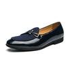 2024 Spring/Summer Men's Trendy Slip-On Leather Shoes - Low-Top, Stylish, Versatile for All Seasons