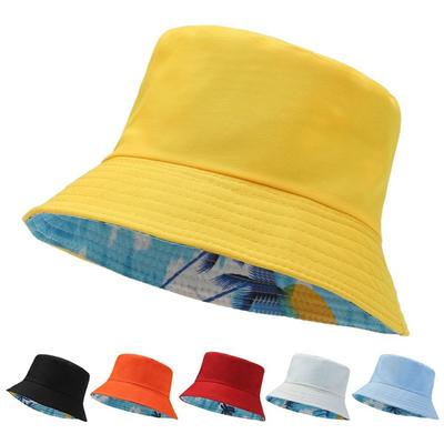 Anti-UV Fischerhut Unifarbener Sonnenhut Tragbare Strandkappe Damen