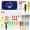 Complete Fishing Kit for Largemouth Smallmouth and Trout - All-in-One Tackle Set with