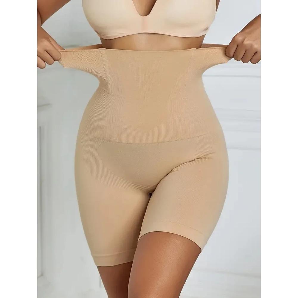 High Waist Shaping Boyshort Panties, Tummy Control Butt Lifting Slim Shorts, Women's Underwear & Shapewear