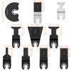 10/50PCS Bimetal Oscillating Multi Tool Saw Blade Quick-Release Semi Circle Oscillating Saw Blade Electrica Power Cutting Tools