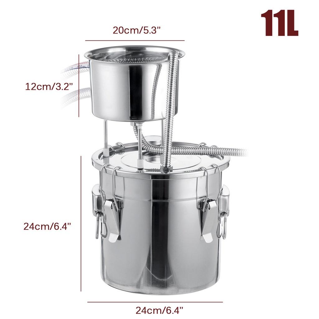 50/35/22/11L Stainless Still Copper DIY Home Brew Water Wine Essential Oil Brewing Distiller Alambic Moonshine Alcohol