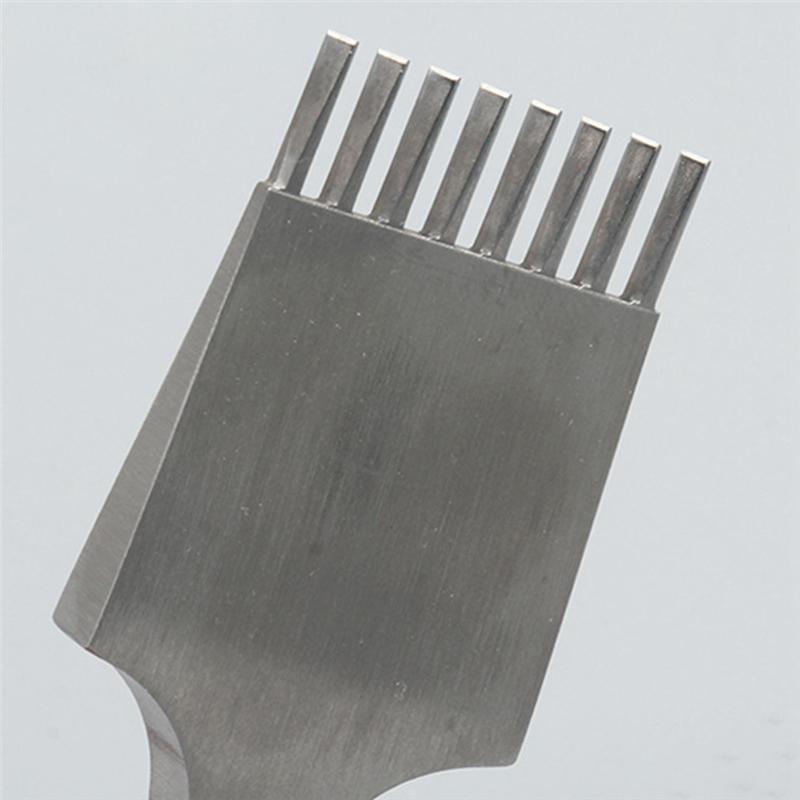 Chisel en Cuir Affûté de Haute Qualité Style Français Fer à Surpiquer Acier à Outils Outil de Perforation du Cuir Poli-3,85 Mm